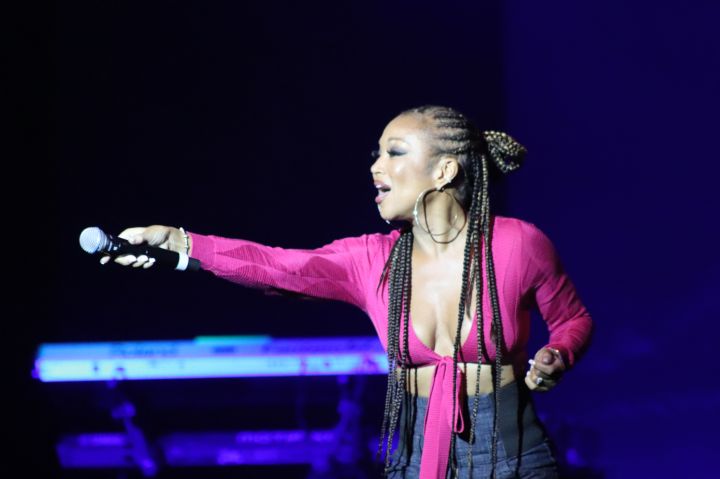 Chanté Moore performs at The Tom Joyner Foundation Fantastic Voyage 20 in 2021