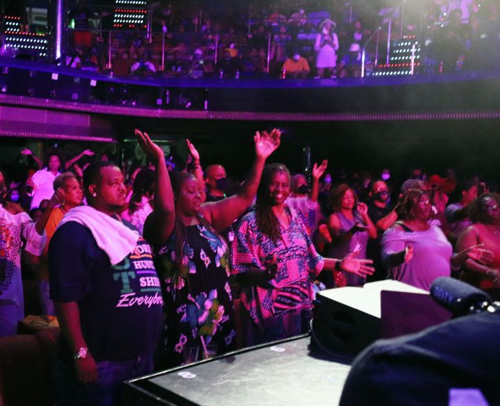 The spirit was in the building atThe Gospel Explosion Stage presented by Denny's at The Tom Joyner Foundation Fantastic Voyage 20 in 2021